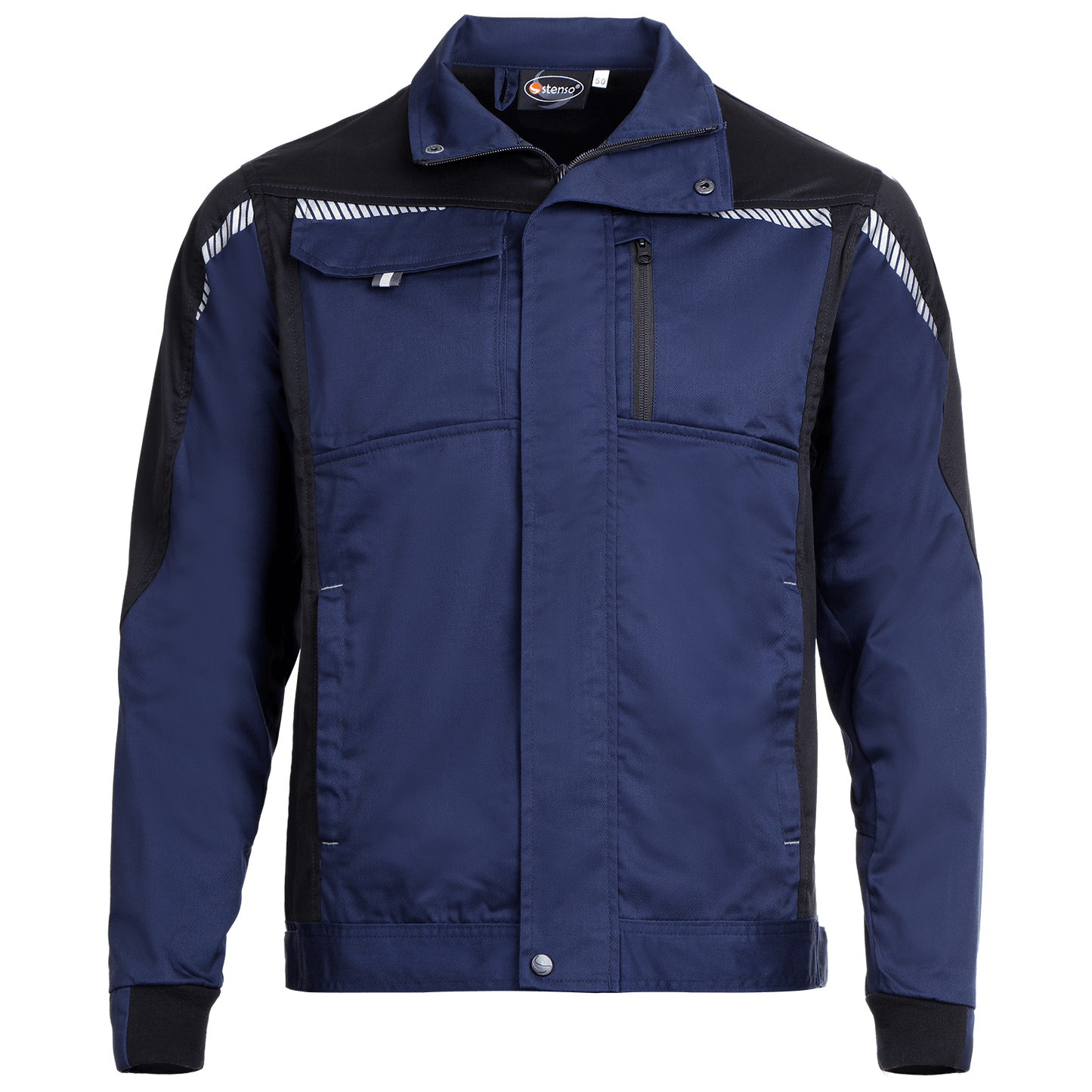 Work jacket PRISMA SPANDEX NAVY BLUE/BLACK - 1