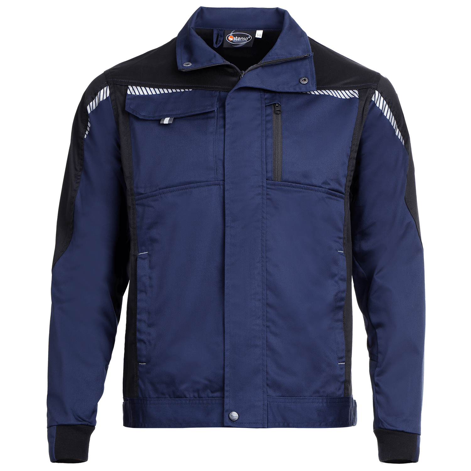 Work jacket PRISMA SPANDEX NAVY BLUE/BLACK - 1
