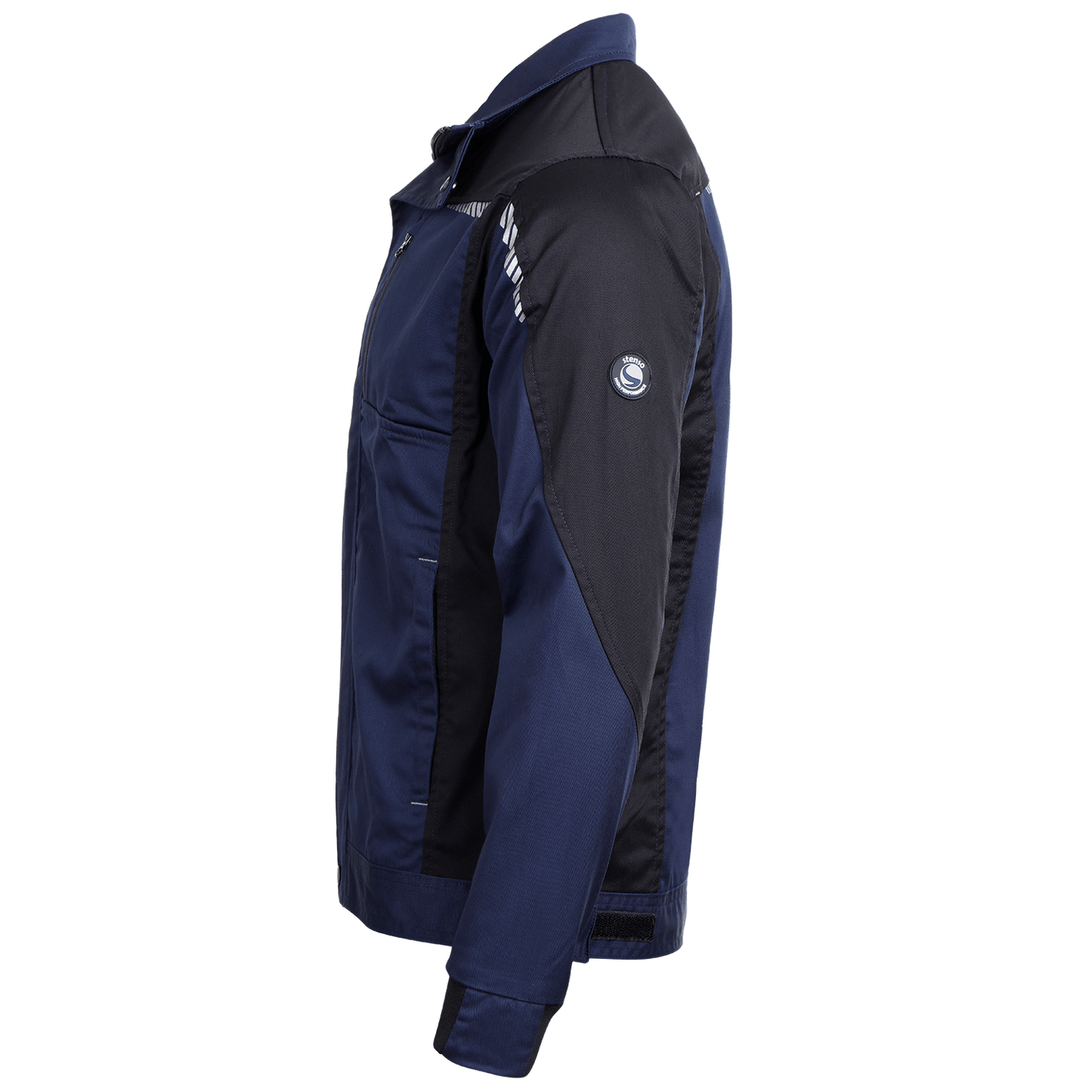 Work jacket PRISMA SPANDEX NAVY BLUE/BLACK - 4