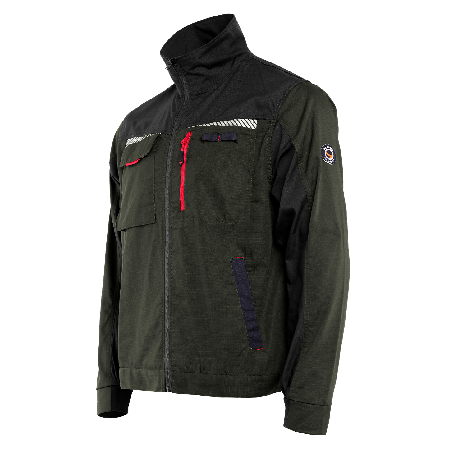 Work jacket PRISMA SUMMER OLIVE/BLACK - 3