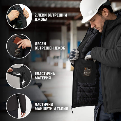 Работно яке REEF PAD SOFTSHELL BLACK - 3
