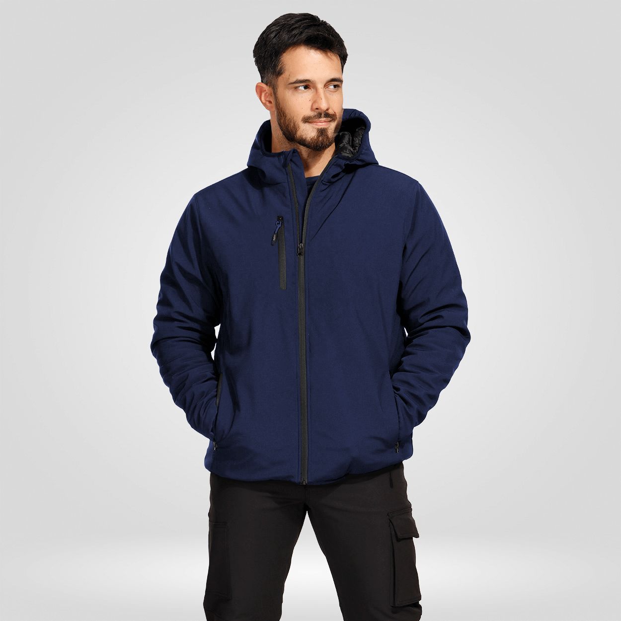 Work jacket REEF PAD SOFTSHELL DARK BLUE - 2