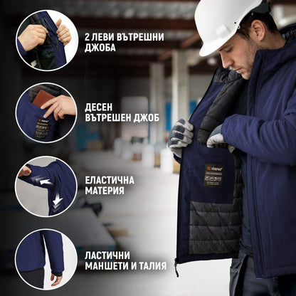 Work jacket REEF PAD SOFTSHELL DARK BLUE - 4
