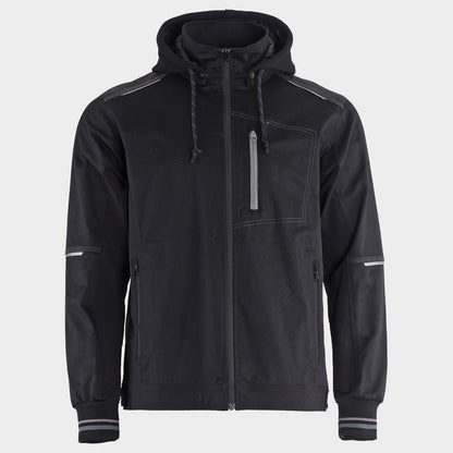 Jachetă de lucru REVOLT 4STRETCH NEGRU/NEGRU/GRI - 1