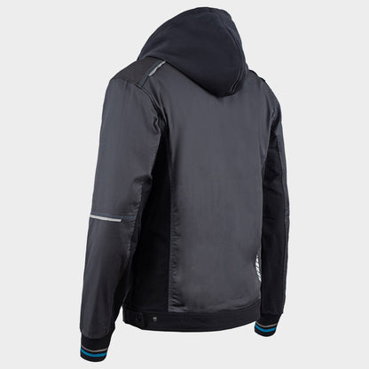 Work jacket REVOLT 4STRETCH GREY/BLACK/PETROL - 6