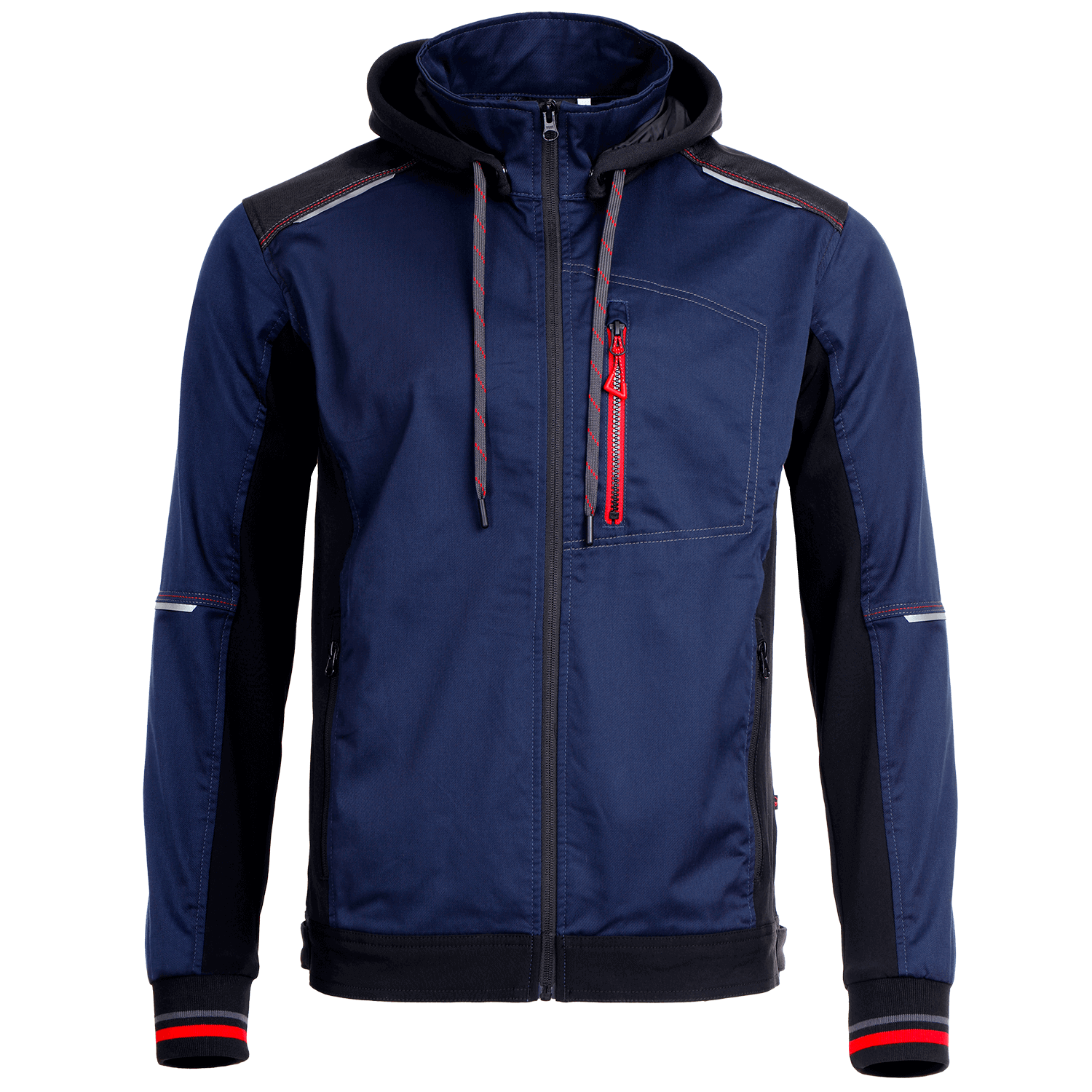 Μπουφάν εργασίας REVOLT 4STRETCH NAVY BLUE/BLACK/RED - 1