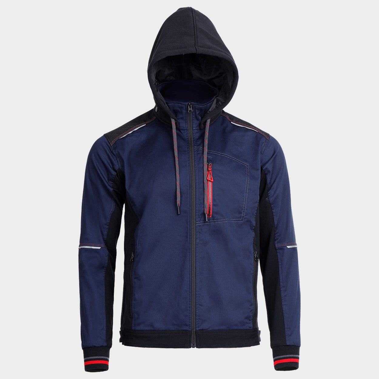 Μπουφάν εργασίας REVOLT 4STRETCH NAVY BLUE/BLACK/RED - 6