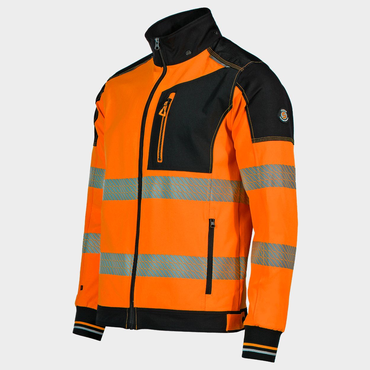 Work jacket REVOLT HV 4STRETCH ORANGE - 3
