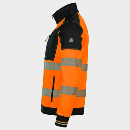 Work jacket REVOLT HV 4STRETCH ORANGE - 4