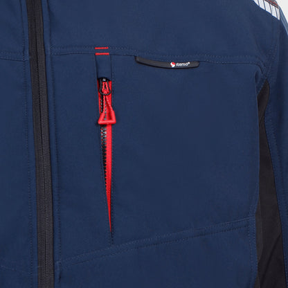 Μπουφάν εργασίας REVOLT SOFTSHELL WINTER NAVY BLUE/BLACK - 6
