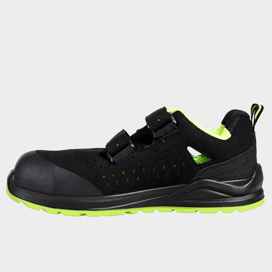Работни сандали JETT S1PS ESD BLACK/GREEN - 2