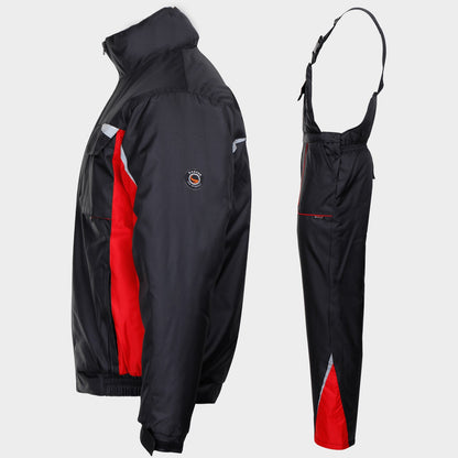 Costum de lucru KASTOR IARNĂ NEGRU - 4