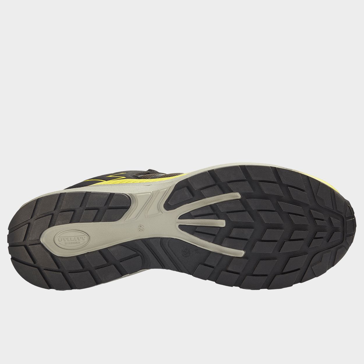 Work shoes DIADORA FREEDOM LOW O6 SR BROWN GRAY/YELLOW - 3