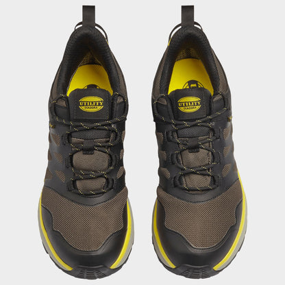 Work shoes DIADORA FREEDOM LOW O6 SR BROWN GRAY/YELLOW - 7