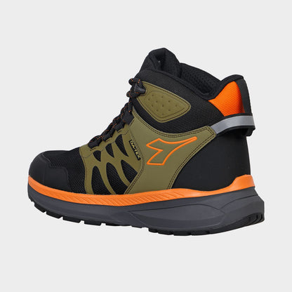 Încălțăminte de lucru DIADORA FREEDOM MID 06 SR BLACK/OLIVE GREEN - 4