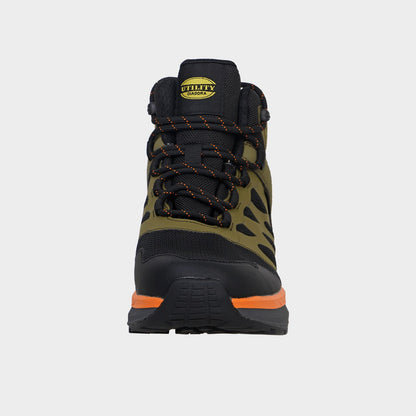Încălțăminte de lucru DIADORA FREEDOM MID 06 SR BLACK/OLIVE GREEN - 5