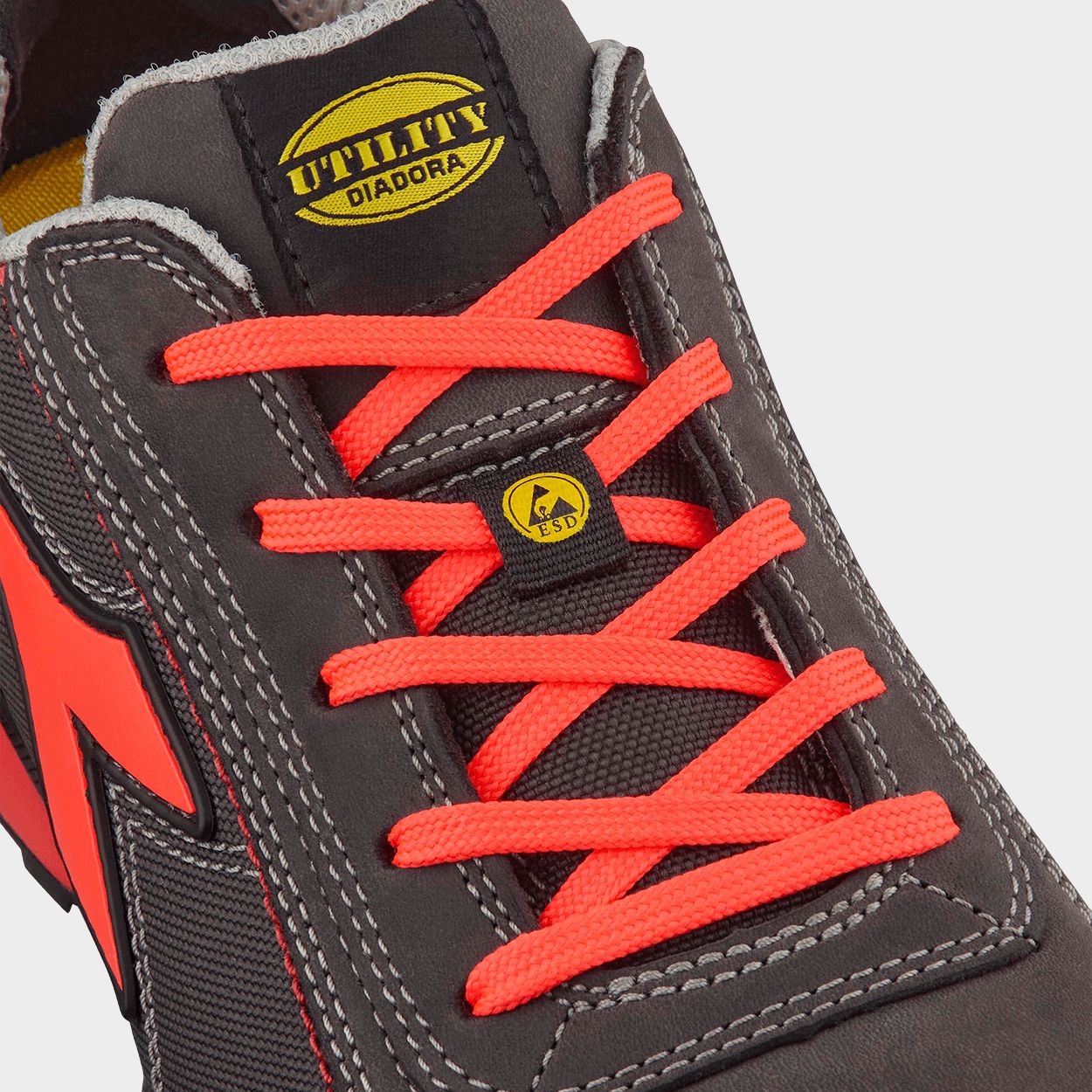 Work shoes DIADORA GLOVE HYPER LOW S3S FO HRO SR ESD DARK GREY - 3