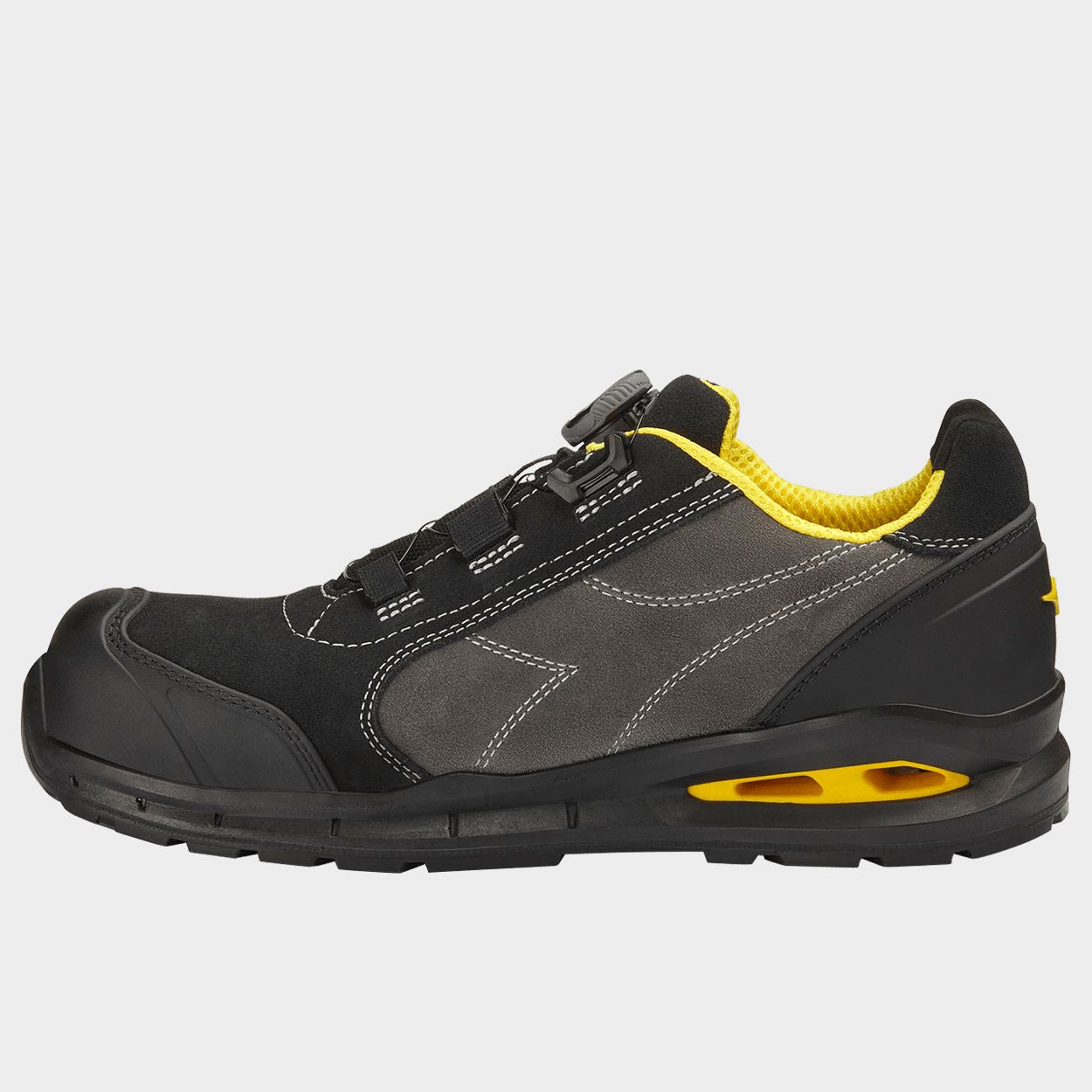 Work shoes DIADORA RUN A.BOX MSTR BOA LOW S3S FO SR SC ESD BLACK/GREY - 6