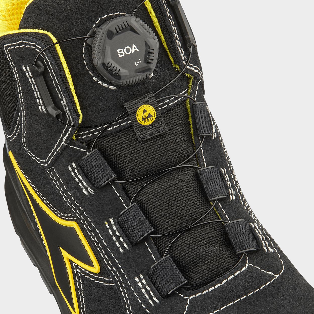 Работни обувки DIADORA RUN A.BOX MSTR BOA MID S3S FO SR SC ESD BLACK - 3