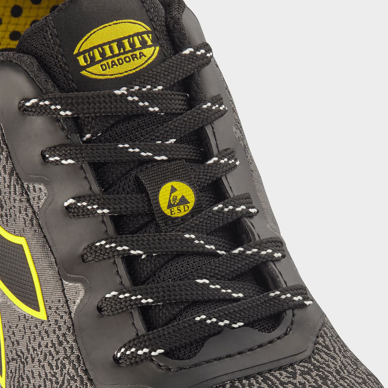 Work shoes DIADORA RUN ATOM EVO LOW S3S SC FO SR ESD GREY/BLACK - 4