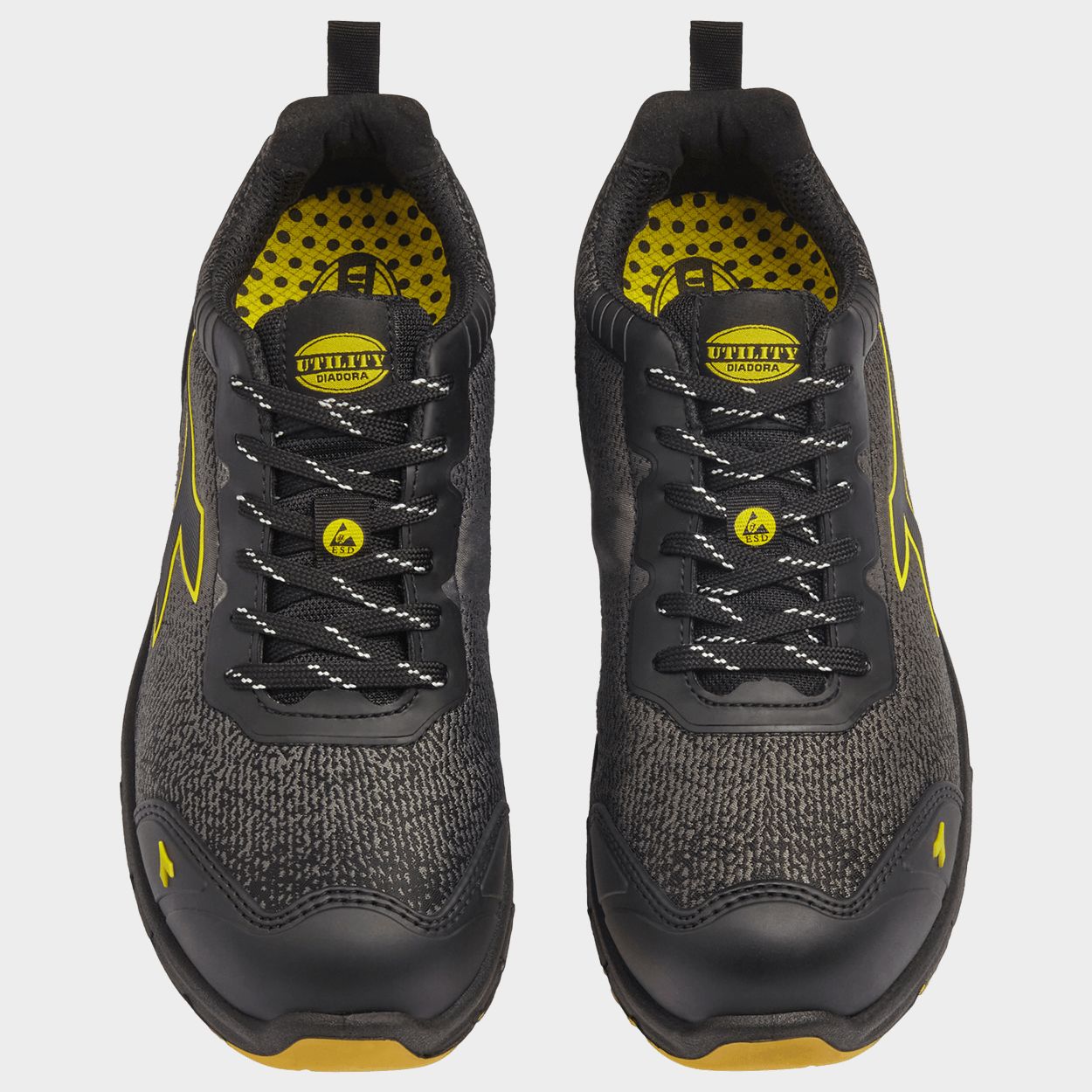 Work shoes DIADORA RUN ATOM EVO LOW S3S SC FO SR ESD GREY/BLACK - 7