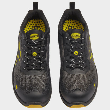Work shoes DIADORA RUN ATOM EVO LOW S3S SC FO SR ESD GREY/BLACK - 7