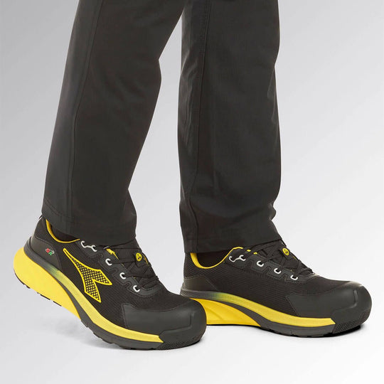 Работни обувки DIADORA VORTEX DA2 LOW S3S SC SR HRO ESD BLACK/YELLOW - 2