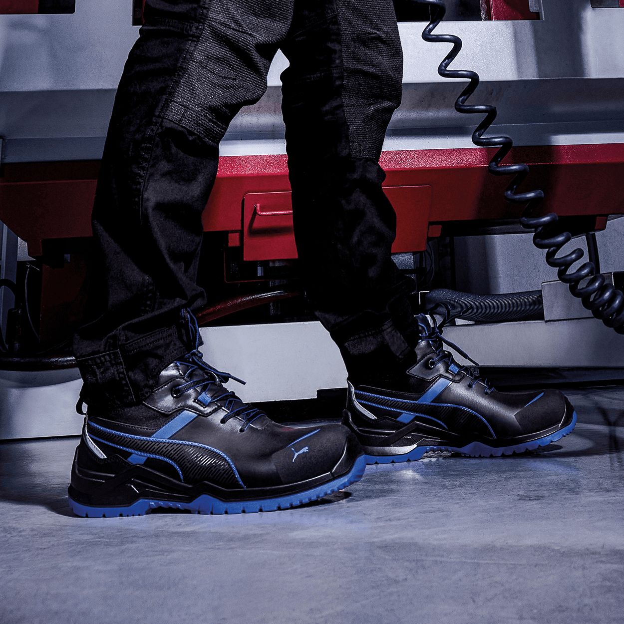 Работни обувки PUMA KRYPTON MID S3S ESD FO SR BLUE - 9