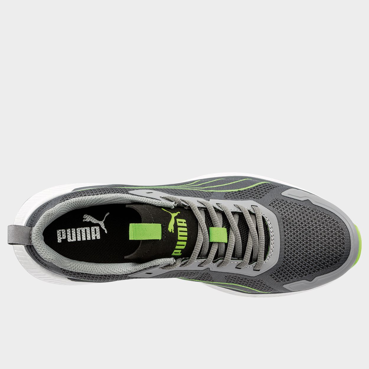 Работни обувки PUMA SLIDE GREY/GREEN S1PS ESD FO HRO SR - 4