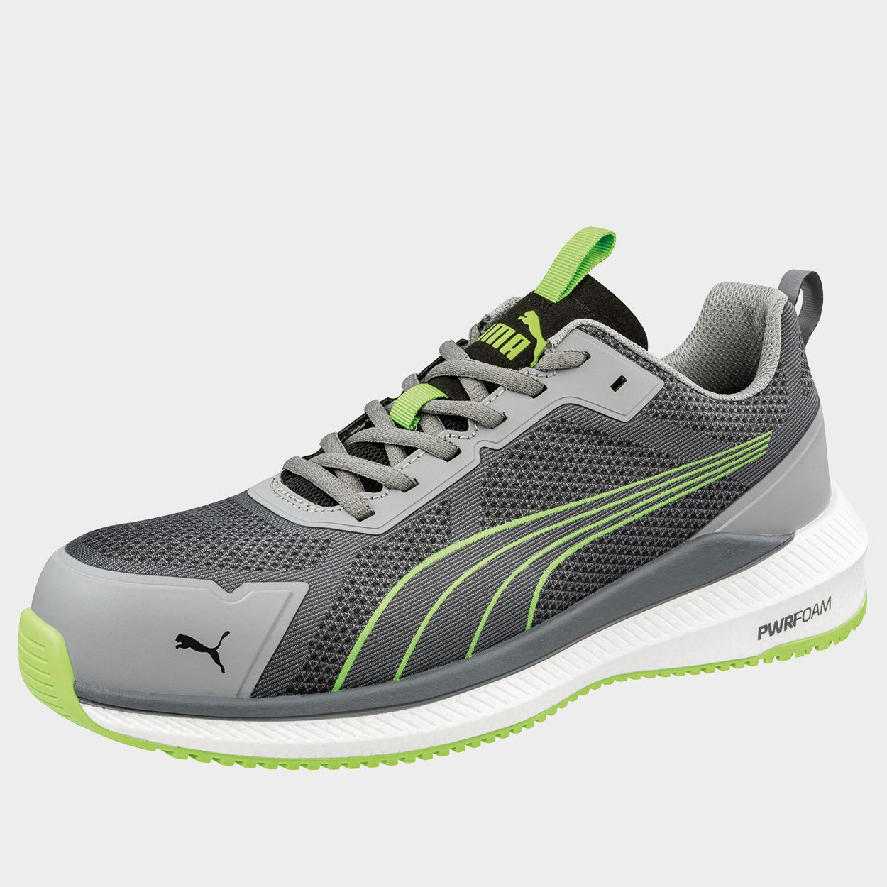 Работни обувки PUMA SLIDE GREY/GREEN S1PS ESD FO HRO SR - 6