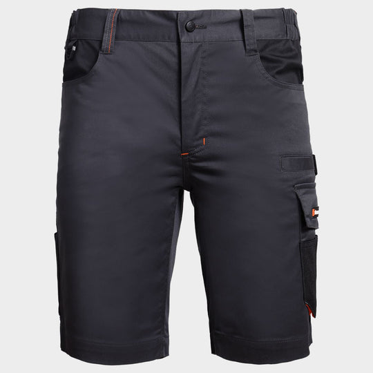 Работен къс панталон Kastor Stretch GREY/ORANGE - 1