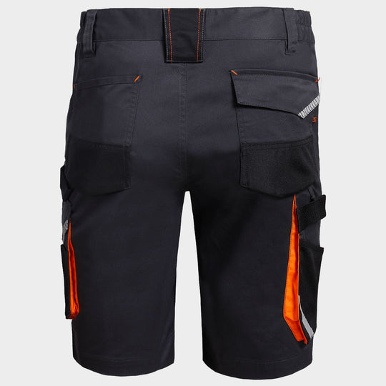 Работен къс панталон Kastor Stretch GREY/ORANGE - 2