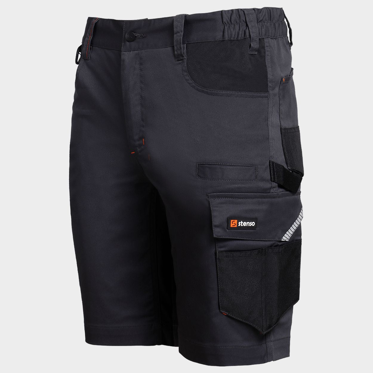 Work shorts Kastor Stretch GREY/ORANGE - 4