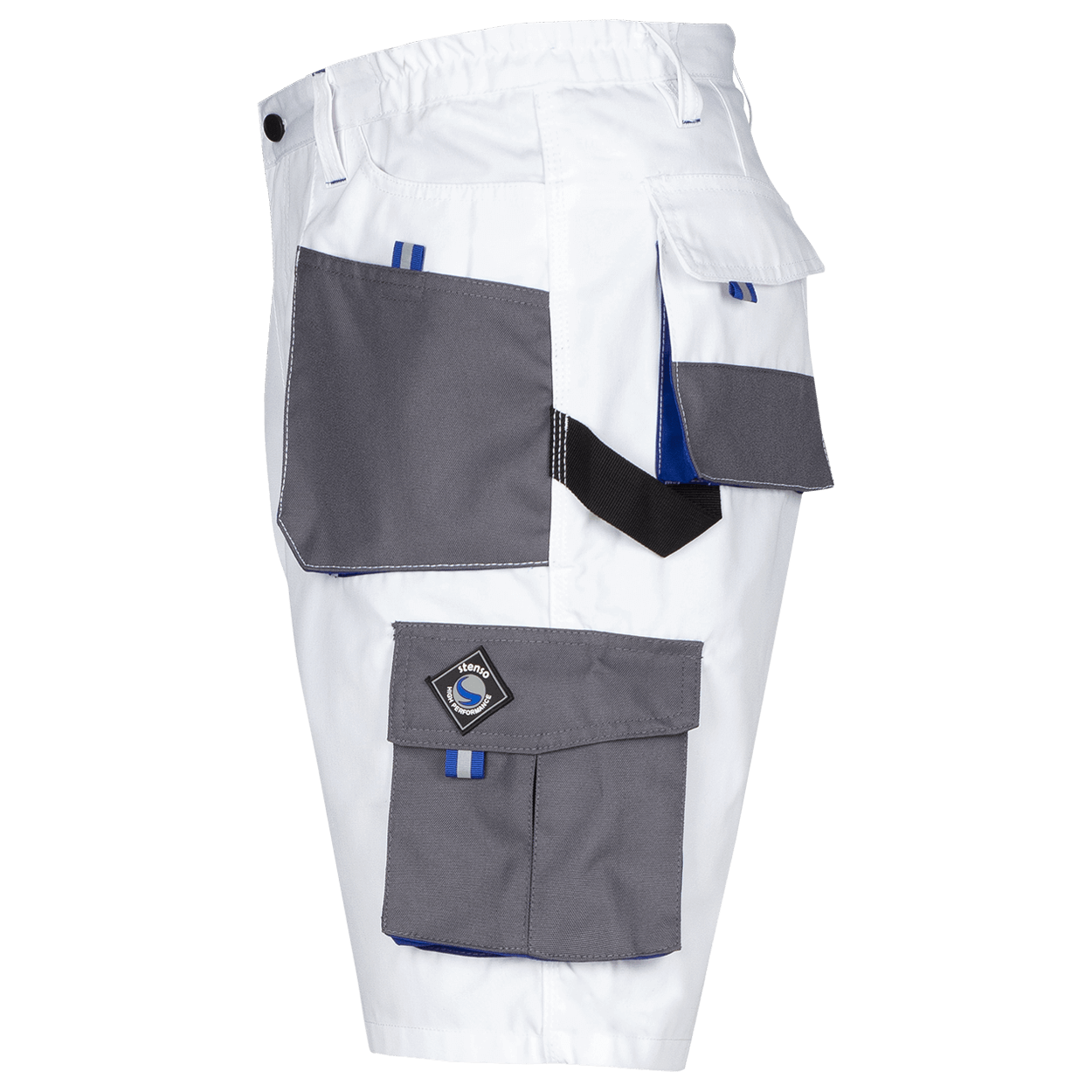 Pantaloni scurți de lucru KASTOR ALB - 3