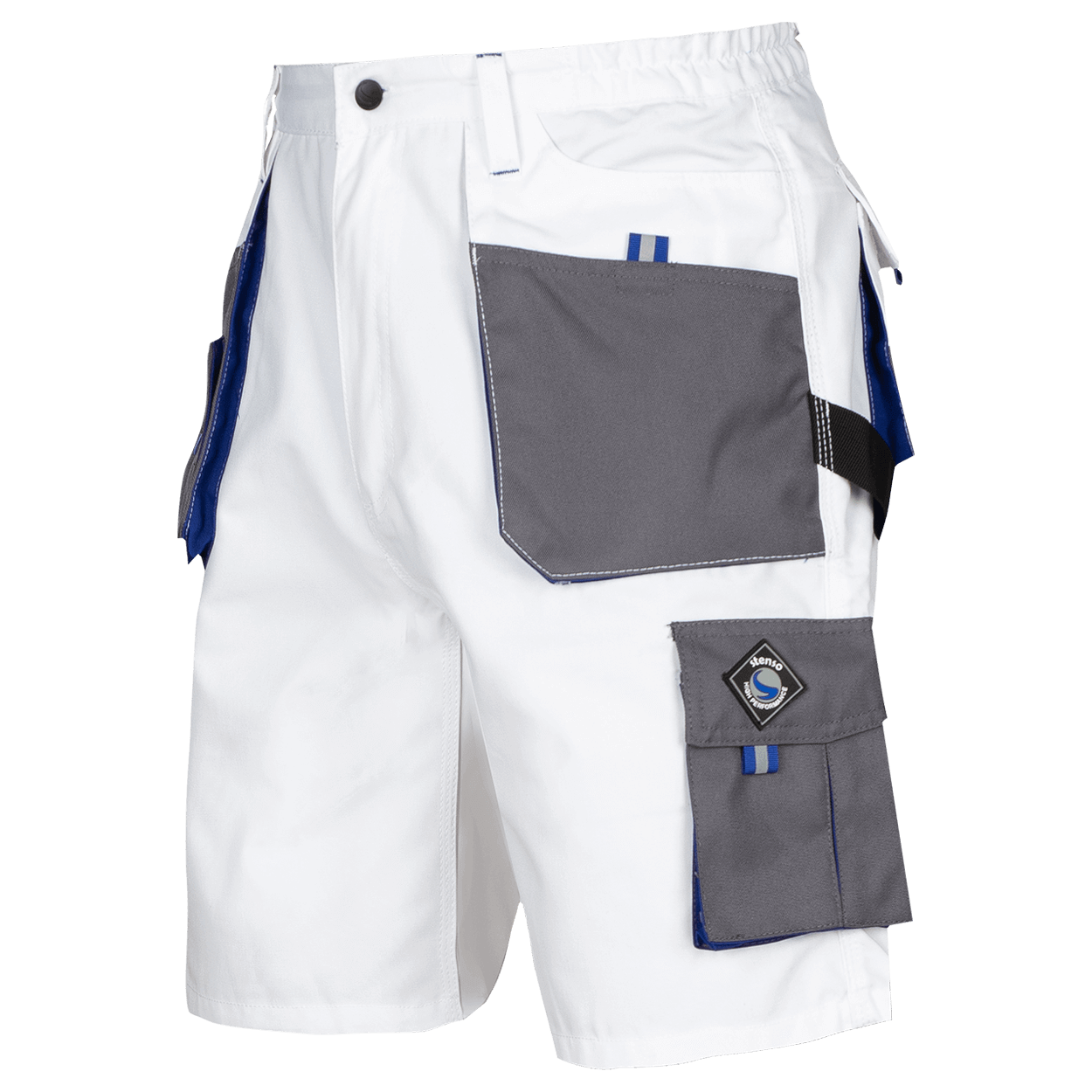 Pantaloni scurți de lucru KASTOR ALB - 4