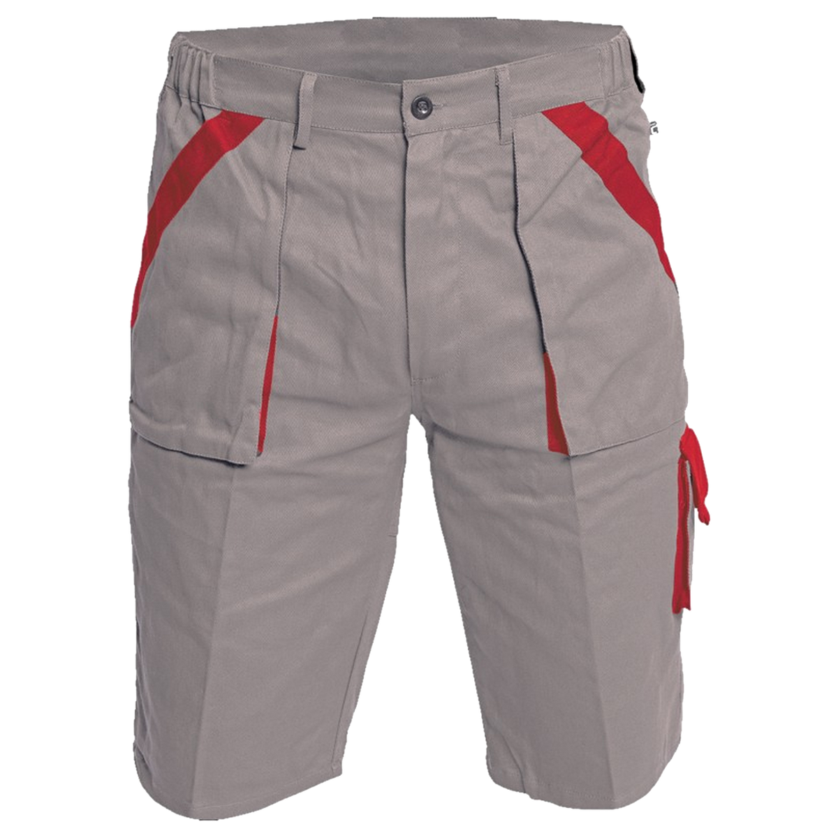 MAX SHORTS Къс панталон, 260 гр. сиво/червено, 0310000808