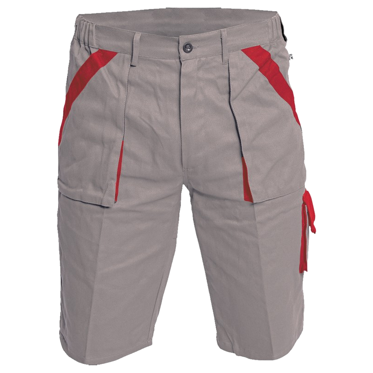 MAX SHORTS Къс панталон, 260 гр. сиво/червено, 0310000808