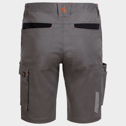 Работен къс панталон MELBOURNE STRETCH  GREY/BLACK - 2
