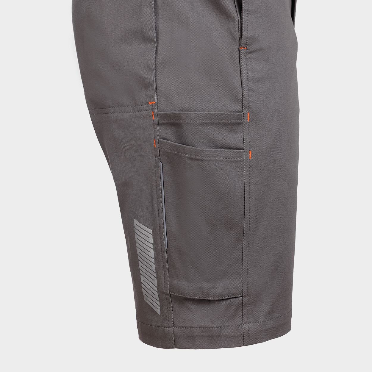 Работен къс панталон MELBOURNE STRETCH  GREY/BLACK - 3