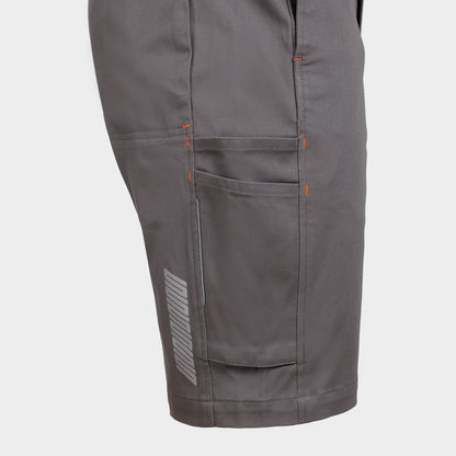 Работен къс панталон MELBOURNE STRETCH  GREY/BLACK - 3