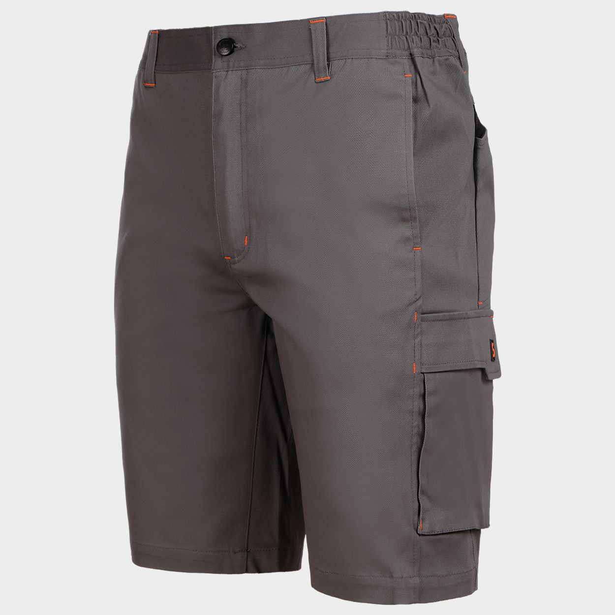 Работен къс панталон MELBOURNE STRETCH  GREY/BLACK - 4