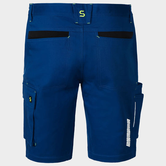 Работен къс панталон MELBOURNE STRETCH SPECIAL ROYAL BLUE/BLACK - 2