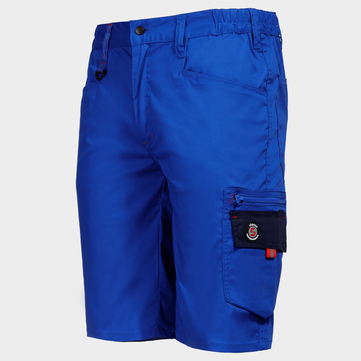Βερμούδα εργασίας PRISMA LIGHT STRETCH ROYAL BLUE - 3