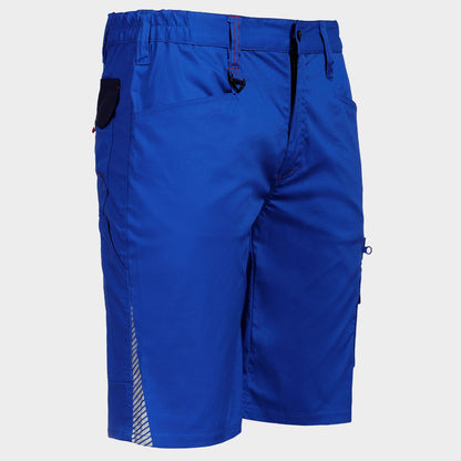 Βερμούδα εργασίας PRISMA LIGHT STRETCH ROYAL BLUE - 4