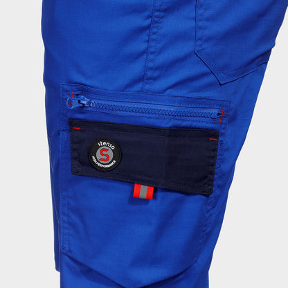 Βερμούδα εργασίας PRISMA LIGHT STRETCH ROYAL BLUE - 6