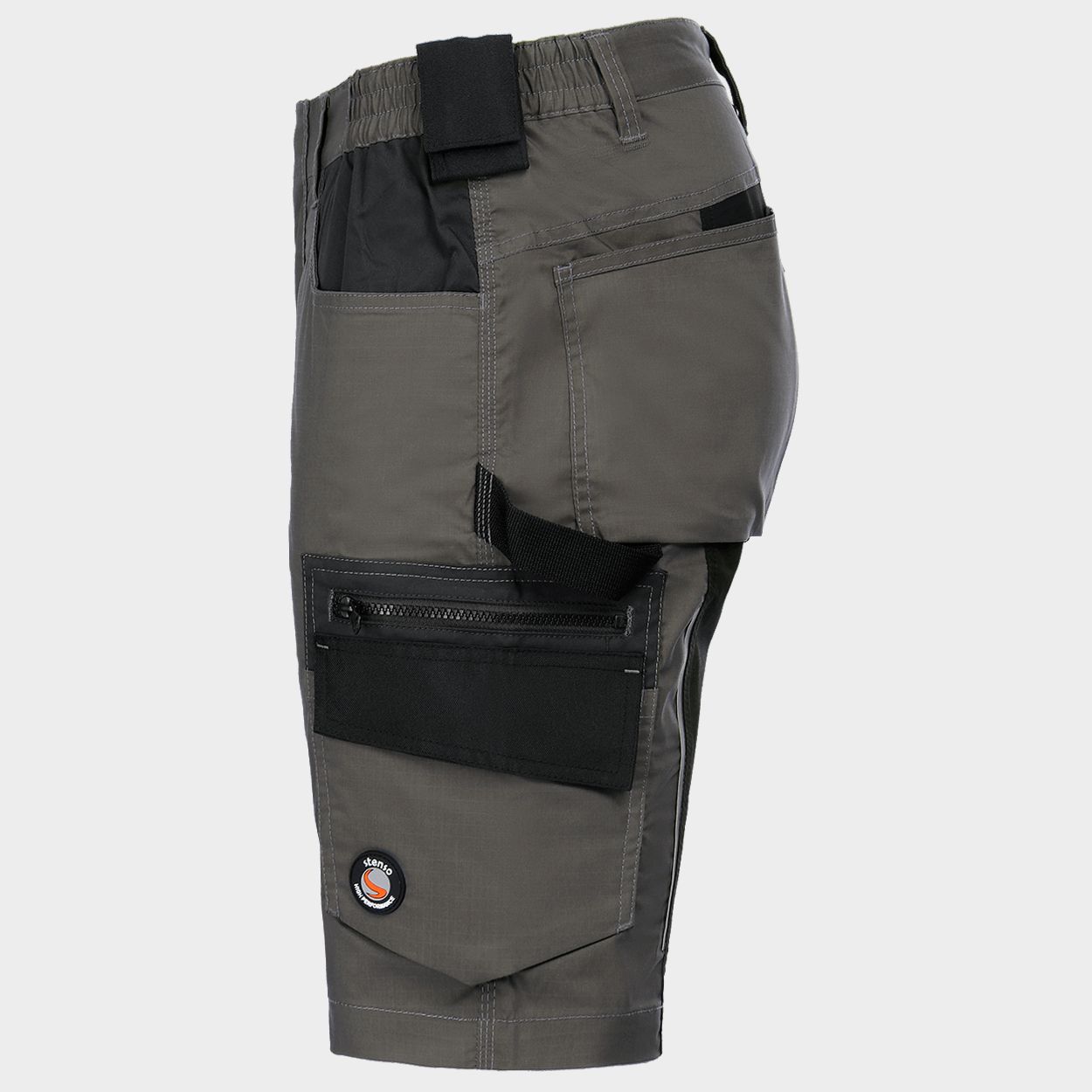 Pantaloni scurți de lucru REVOLT LIGHT STRETCH GREEN - 4