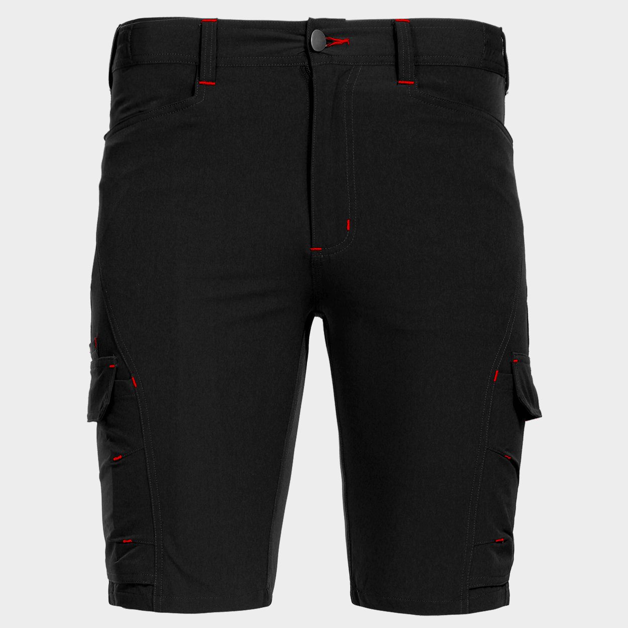Работен къс панталон VIGOR BLACK/RED - 1
