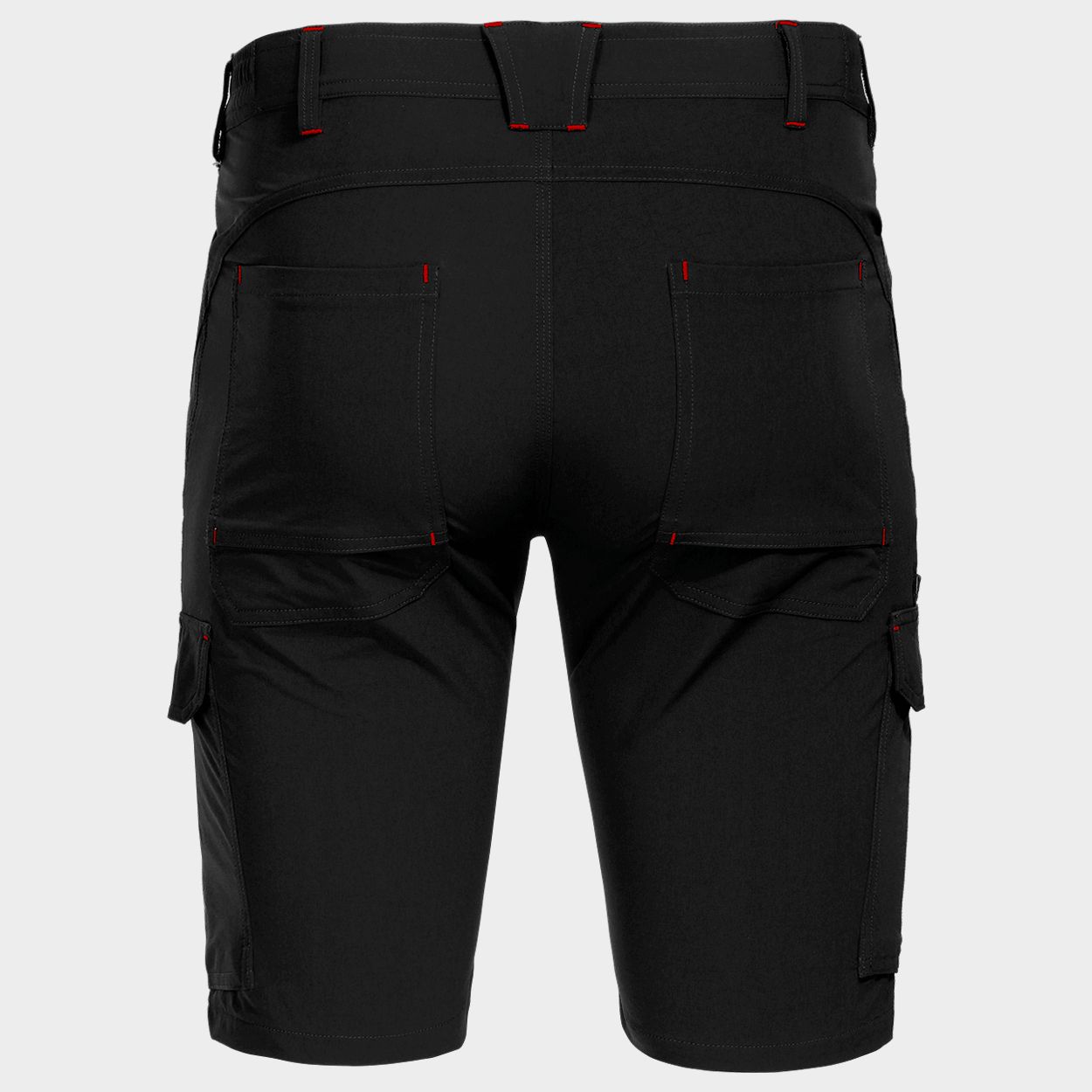Работен къс панталон VIGOR BLACK/RED - 3