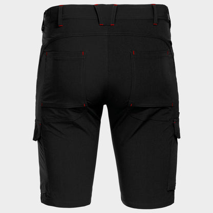 Работен къс панталон VIGOR BLACK/RED - 3