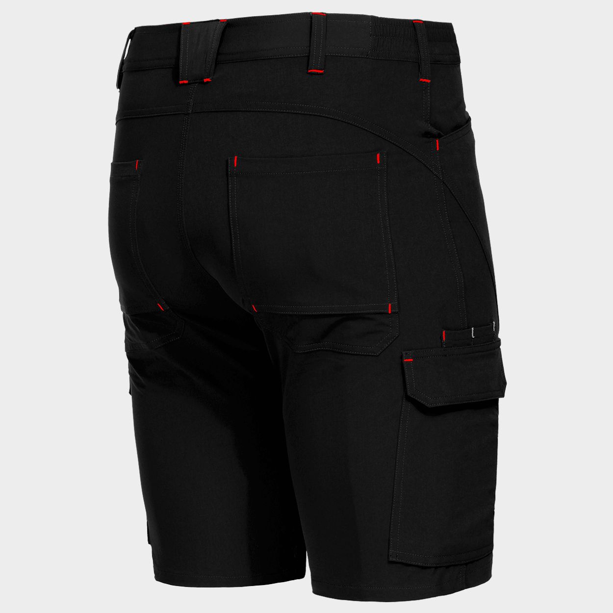 Работен къс панталон VIGOR BLACK/RED - 6